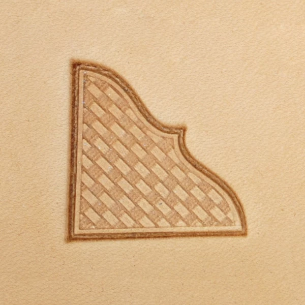 3D Stamp - Basketweave Corner 3 3D Stamp - Basketweave Corner