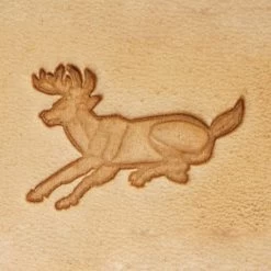3D Stamp - Leaping Deer (Left)