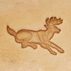 3D Stamp - Leaping Deer (Right)