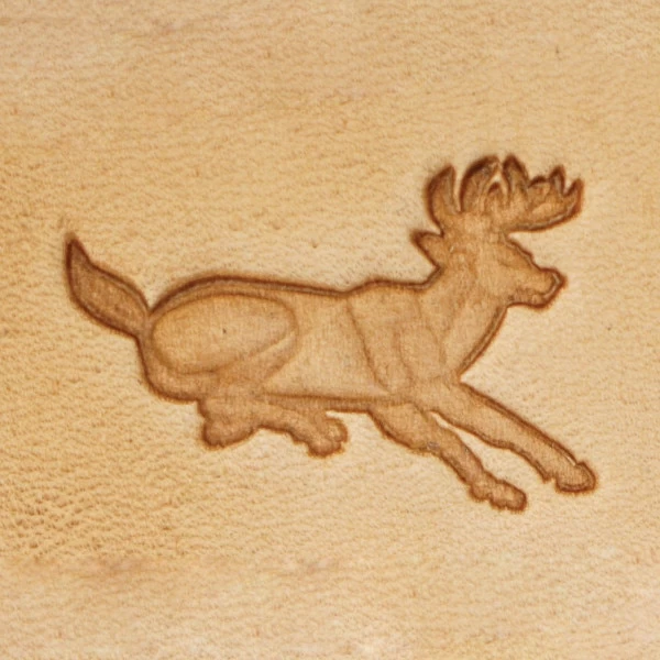 3D Stamp - Leaping Deer (Right) 3 3D Stamp - Leaping Deer (Right)