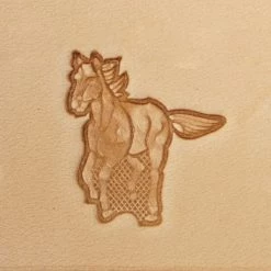 3D Stamp - Running Horse (Left)