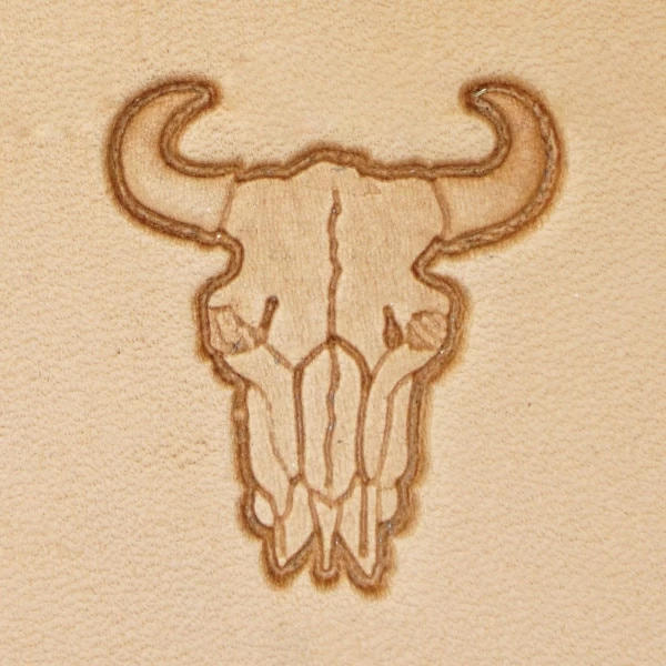 3D Stamp - Buffalo Skull 3 3D Stamp - Buffalo Skull