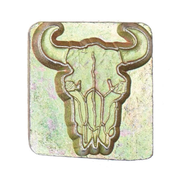 3D Stamp - Buffalo Skull 4 3D Stamp - Buffalo Skull - Image 2