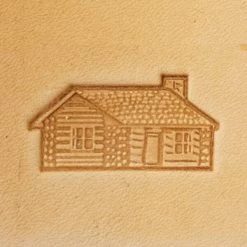 3D Stamp - Log Cabin