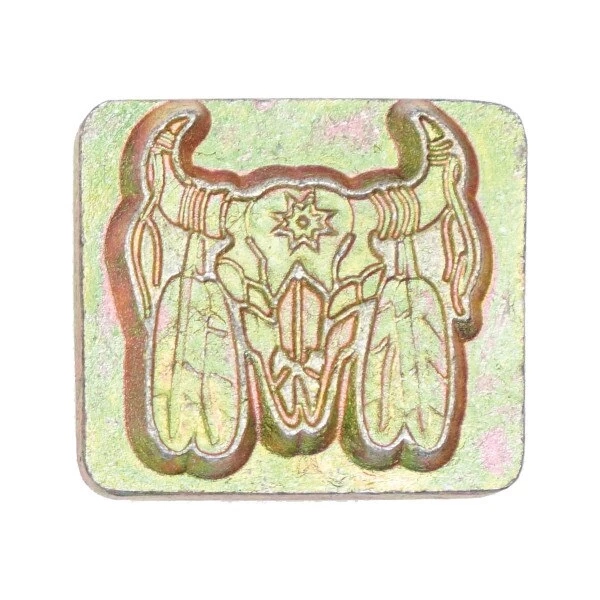3D Stamp - Native American Skull 4 3D Stamp - Native American Skull - Image 2