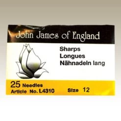 Needle,Sharps,Sz12,25pk