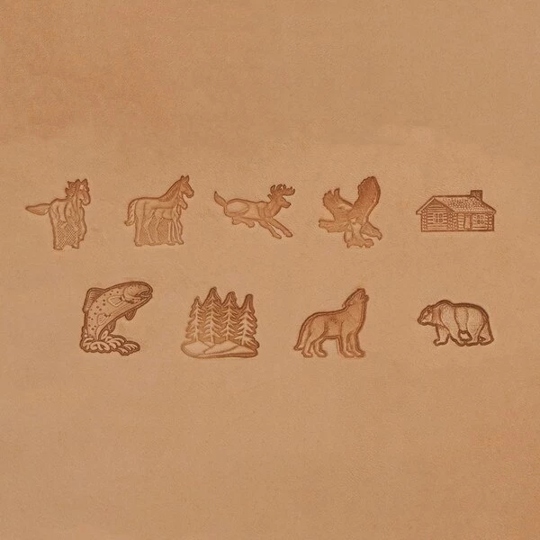 3D Wildlife Stamping Tool Set 3 3D Wildlife Stamping Tool Set