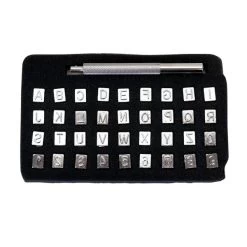 Stamp Set,Alphabet/Number,1/4" -Hand Tools Store 28 813700.SLC .02