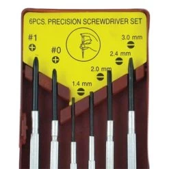 Screwdriver Set,Mini 6 Pc.
