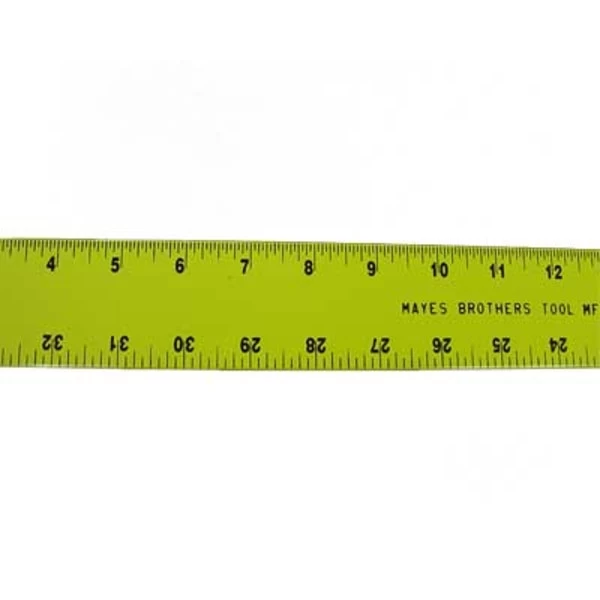 Ruler,Steel,Straight Edge,36x2 3 Ruler,Steel,Straight Edge,36x2