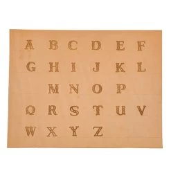 Fancy Craftmaster Alphabet Stamp Set -Hand Tools Store HDW002.SLC .02