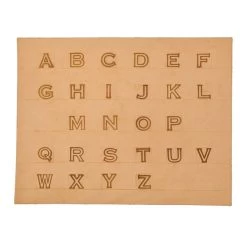 Open Face Craftmaster Alphabet Stamp Set 6 Open Face Craftmaster Alphabet Stamp Set -Hand Tools Store HDW003.SLC .2