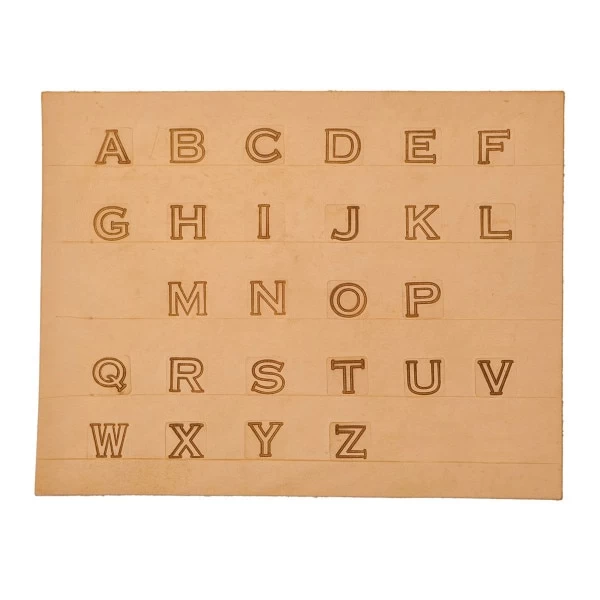 Open Face Craftmaster Alphabet Stamp Set 4 Open Face Craftmaster Alphabet Stamp Set - Image 2
