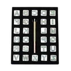 Open Face Craftmaster Alphabet Stamp Set 7 Open Face Craftmaster Alphabet Stamp Set -Hand Tools Store HDW003.SLC .3